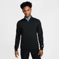 Nike Tour-golfoverdel med 1/2 lynlås til mænd - sort