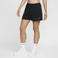 Nike Sportswear Chill Terry-shorts med mellemhøj talje (10 cm) i french terry til kvinder - sort