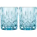 Nachtmann Whiskeyglas NOBLESSE COLORS, sæt med 2, 295 ml, aqua, Nachtmann