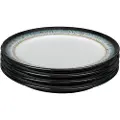 Denby - Tallerken Halo Ø 24,5 cm 4-pak - Sort - Tallerkener - - Homeroom