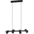 Eglo - Pendel Gatuela 1 4-Light - Sort - Loftpendler - - Homeroom