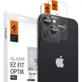 Spigen Glas.tR Ez Fit Optik Pro iPhone 14/14 Plus/15/15 Plus Kamera Linse Hærdet Glas - Sort