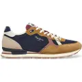 Pepe Jeans Pepe Jeanstil mænd. PMS40029 Brit Cover brune træningssko i læder (46), Fast, Ruskind, Blonder, Casual