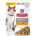 Hill's Pet Nutrition Økonomipakke: 24 x 85 g Hill's Science Plan pouch - Adult Sterilised Kylling