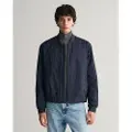Gant Ganttil mænd. 7006388 Letvægts marineblå bomberjakke (M), Casual, Polyester, Lange ærmer