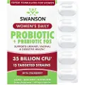 Swanson Health Kvinders Daglige Probiotik + Præbiotik 60 kapsler