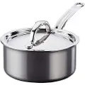 Hestan - Kasserolle med låg Hestan NanoBond 16 cm / 1,4 liter - Krom - Gryder & kasseroller - - Homeroom