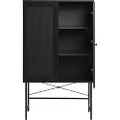 Fonq - SKAB Brooklyn 135 x 80 x 40 CM - Sort - Skabe - - Homeroom