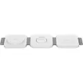 Goobay foldbar 3-i-1 trådløs oplader 15W - iPhone, Apple Watch, AirPods - hvid