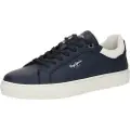 Pepe Jeans Pepe Jeanstil mænd. PMS00045 Camden Edition marineblå lædersko (41), Fast, Ruskind, Blonder, Casual