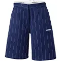 Adidas Pinstripe Shorts blå