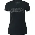 GUESS Cn Logo Lace T-shirt Med Korte ærmer