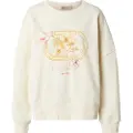 Twinset Twinsettil kvinder. 251TP2484 Beige sweatshirt med kolibriprint (M), Casual, Bomuld
