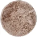 Venture Home - Polyestertæppe Grace, rundt - Beige - Luv- & ryatæpper - - Homeroom