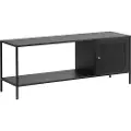 Nordic Touch - SKAB 1 LÅGE Petra 47 x 120 x 35 CM - Sort - Tv-bænke & mediebænke - - Homeroom