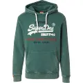 Superdry Superdrytil mænd. M2014034A Vintage Cali-grøn sweatshirt (M), Casual, Bomuld