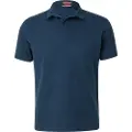 Superdry Superdrytil mænd. M1110440A Essential navy strikket polo shirt (XXL), Casual, Bomuld, Korte ærmer, Blå