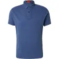 Superdry Superdrytil mænd. M1110440A Essential blå strikket poloshirt (L), Casual, Bomuld, Korte ærmer