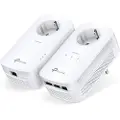 TP-LINK TL-PA8033P KIT AV1300 3-Port Gigabit Passthrough Powerline Starter Kit