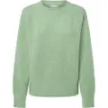 Pepe Jeans Pepe Jeanstil kvinder. PL702192 Irma Crew grøn (M), Casual, Akryl