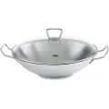Fissler Wok KUMNING 36 cm, med glaslåg, Fissler