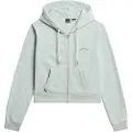 Superdry Essential Logo Cropped Sweatshirt Med Lynlås