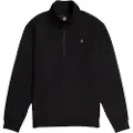 G-Star G-Startil mænd. D26459-C235-6484 Sweatshirt Premium Core Half Zip sort (S), Casual, Bomuld