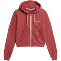 Superdry Essential Logo Cropped Sweatshirt Med Lynlås