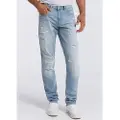 Six Valves Six Valvestil mænd. 500241173 Jeans - Slim fit himmelblå (30), Casual, Bomuld, Denim