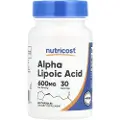 Nutricost – Alpha Lipoic Acid 600 mg, 60 kapsler