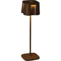 Gnosjö Konstsmide - Bordlampe Nice USB 36 cm - Brun - Genopladelige lamper - - Homeroom