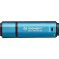 Kingston Ironkey Vault Privacy 50 512gb Usb Type-a Sort, Blå