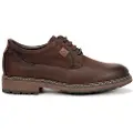 Fluchos Fluchostil mænd. F1589 Lædersko F1589 Mørkebrun (45), 1-3 cm, Blonder, Casual