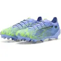 Puma ULTRA 5 ULTIMATE CHASING THE DREAM FG Football Boots Unisex, Shoes, Elektro Purple/Green Glare/Black, 42