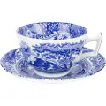 Spode - Tekop med underkop Blue Italian 20 cl - Blå - Kopper & krus - - Homeroom