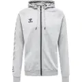 Hummel Move Grid Cotton Sweatshirt Med Lynlås