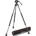 Manfrotto 504x Flydende Videohåndtag Med 635 Hurtigt Enkelt Kulstofben