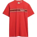 Superdry Venue Logo Stripe Relaxed T-shirt Med Korte ærmer