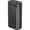 XO Powerbank til bærbar computer 65W 30000mAh - Svart