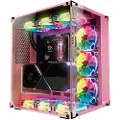 Talius Cronos Orchid Rgb Crystal Pc-tårnhus