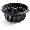 Lékué Bundt pande 22 cm, sort, silikone, Lékué