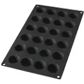 Lékué Dessertform 30 cm, mini halvkugle, sort, Lékué