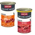 Animonda GranCarno animonda vådfoder til hunde + 80 g Gran Carno Meat Chunks Medium / Maxi - 6 x 400 g GranCarno Original Junior Okse & Kylling