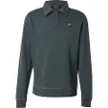Superdry Superdrytil mænd. M2013776A Sweatshirt med halv lynlås og sorte kontrastsyninger (XL), Casual, Bomuld