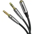 UGREEN 3,5 mm lydkabel Splitter 1x hun til 2x han