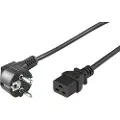 Microconnect Pe0771905 El-ledning Sort 5 M Cee7/7 C19 Forbinder 5m. Cee7/7 C19 Forbinder Sort