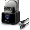Fantec DS-X2U3-Glanz - HDD / SSD docking station - SATA 6Gb/s - USB 3.0