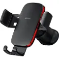 Baseus Metal Age II Gravity Universal Mobilholder til Luftudtræk - Sort