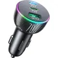 JOYROOM Car charger JR-CL26 2x USB-C PD 1x USB 70W (black)