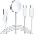 JOYROOM Apple Watch Magnetic Charger S-IW008 Lightning + USB-C 5V 1.2m (White)